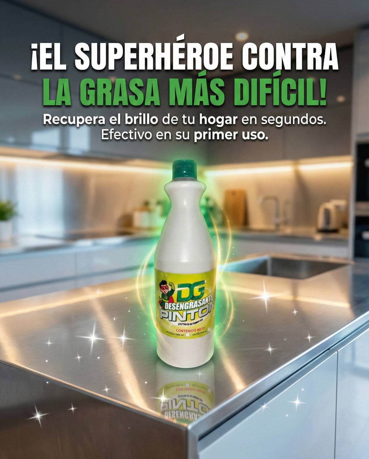 DESENGRASANTE PINTON + CITRONELA Y ESPONJA GRATIS 🎁